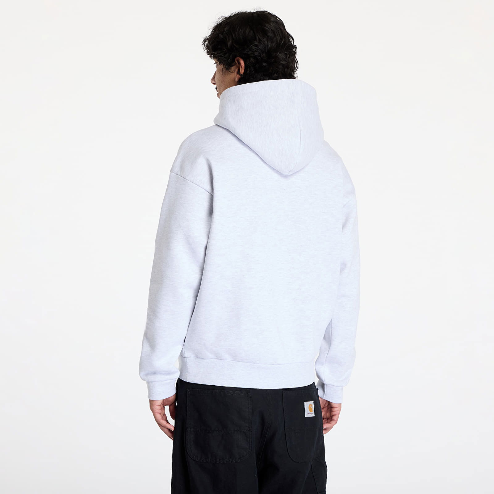 Collegiate Extra Heavy Hoodie II Ash Grey