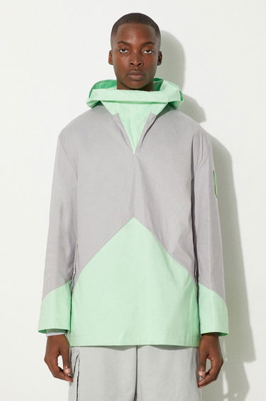 Vetrovka A-COLD-WALL* Geometric Kagool Oversize Šedá | ACWMO095A., 0