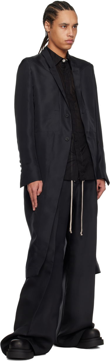 Nohavice Rick Owens Rick Owens Hollywood Bela Wide Leg Trousers Čierna | RR01E5366 SG, 3