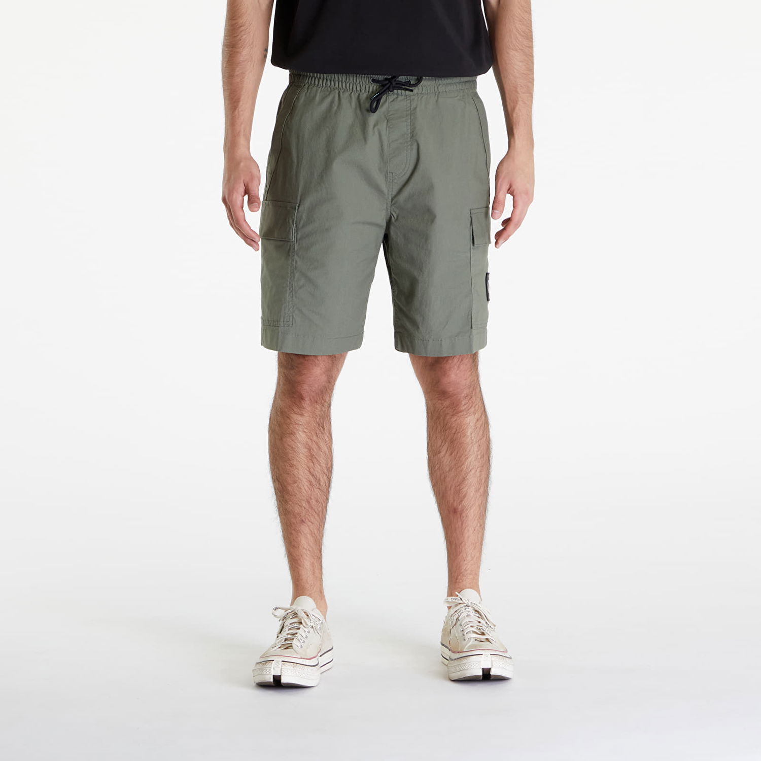 Šortky CALVIN KLEIN Washed Cargo Shorts Green Zelené | J30J325138 LDY, 0