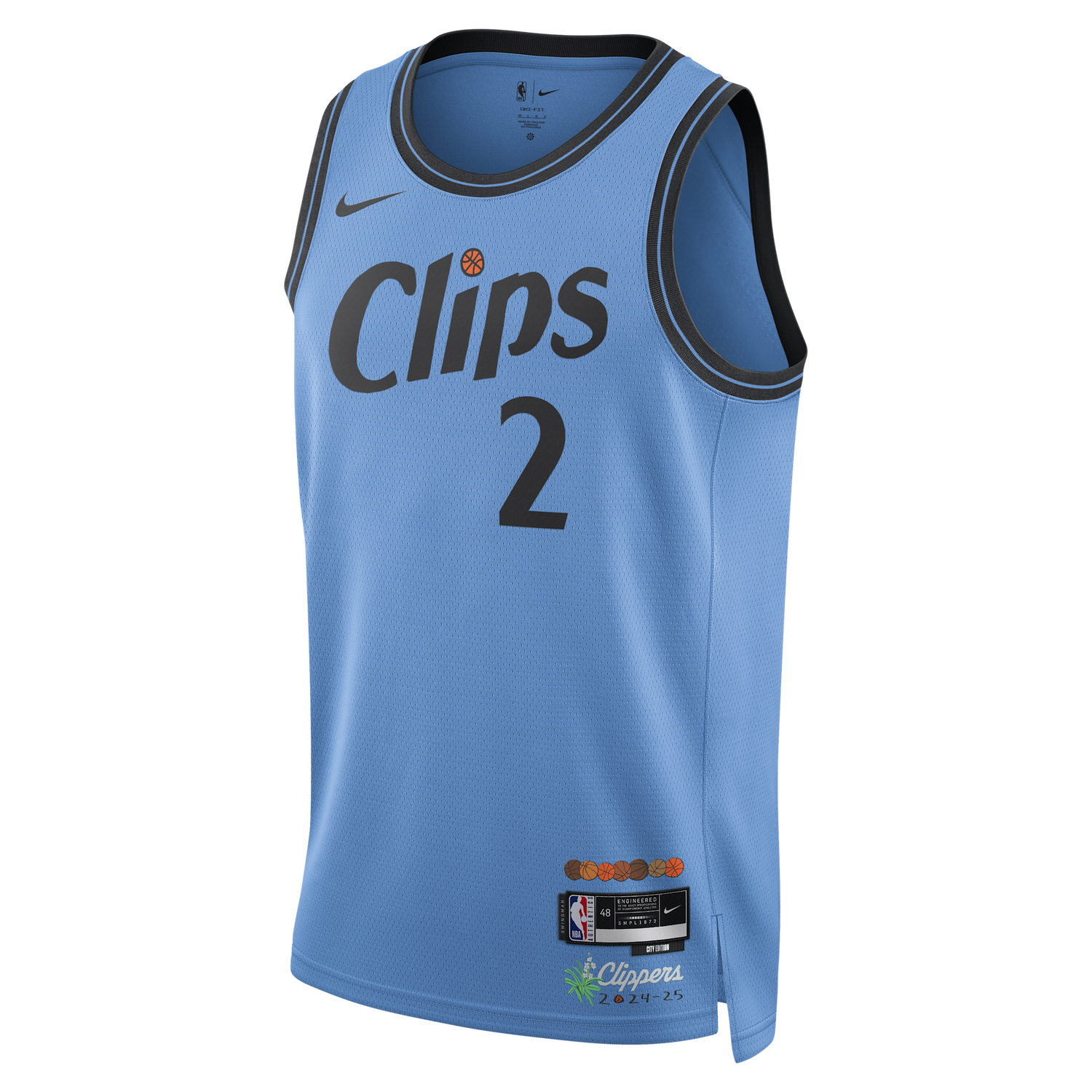 Dres Nike Dri-FIT NBA Swingman Kawhi Leonard LA Clippers City Edition 2024/25 Jersey Modrá | FQ4345-462, 1