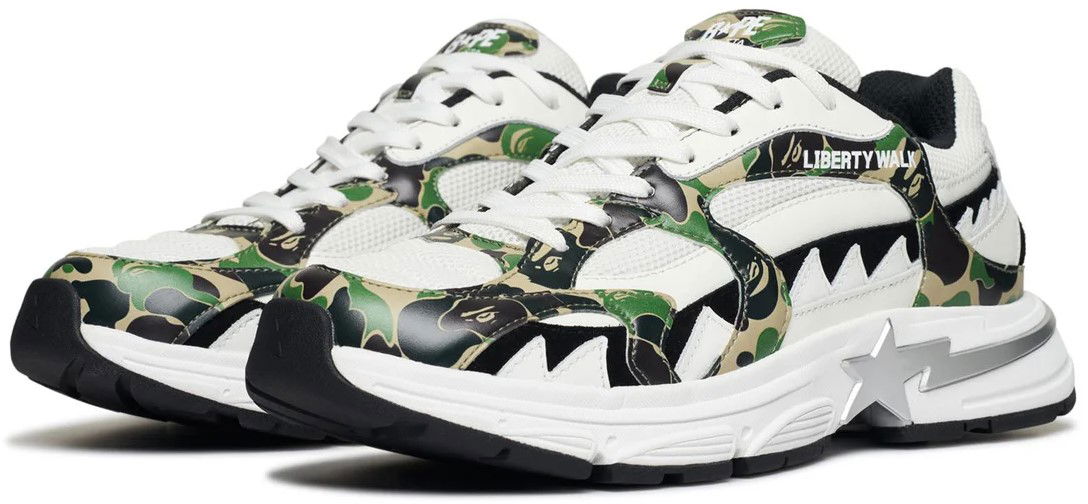 Tenisky a topánky BAPE LBWK Shark Sta Biela | 0ZXSHM191922N, 1