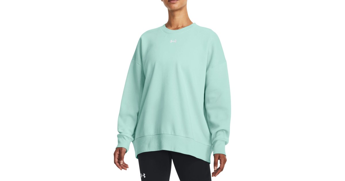 Mikina Under Armour Rival Fleece Oversized Tyrkysová | 1379491-361, 1