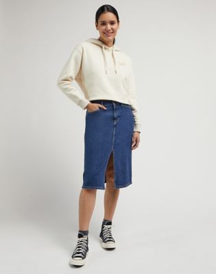 Mikina Lee Essential Hoodie Béžová | 112341539:XXL, 0