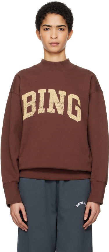 Mikina Anine Bing 'Bing' Sweatshirt Hnedá | A-08-10292-RED15, 0