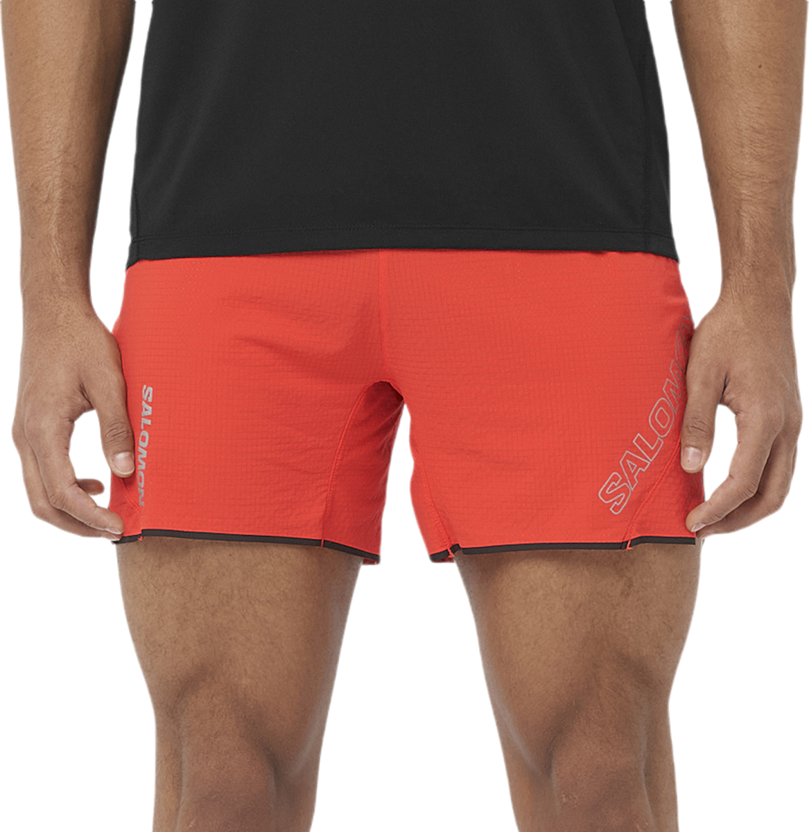 Šortky Salomon SENSE AERO 5 SHORTS Červená | lc2275000, 0