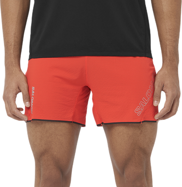 Šortky Salomon SENSE AERO 5 SHORTS Červená | lc2275000, 0