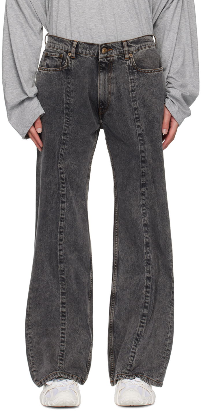 Džínsy Y/PROJECT Black Wire Jeans Čierna | 207PA008, 0