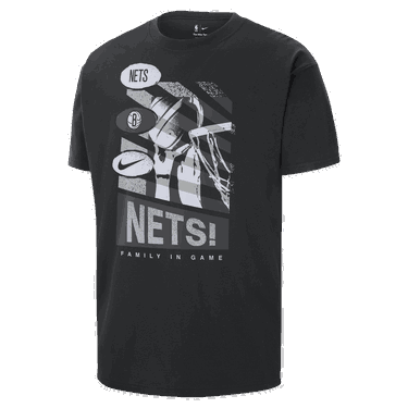 Tričko Nike NBA Brooklyn Nets Courtside Čierna | HF1269-010, 2