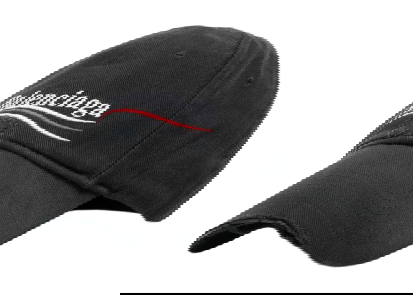 Šiltovka Balenciaga Political Campaign Distressed Cap Čierna | 673320410B20107, 0