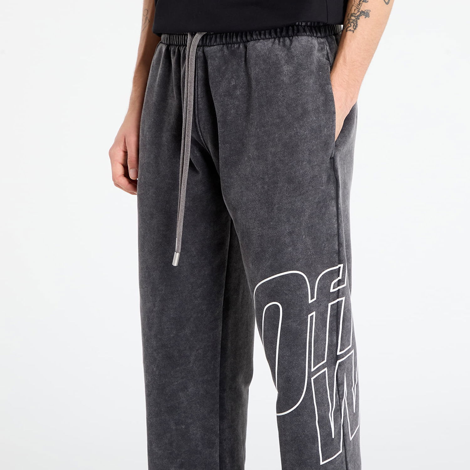 Tepláky Off-White Off-White Outline Arrow Sweatpants Šedá | OMCH05AF25FLE0011301, 1
