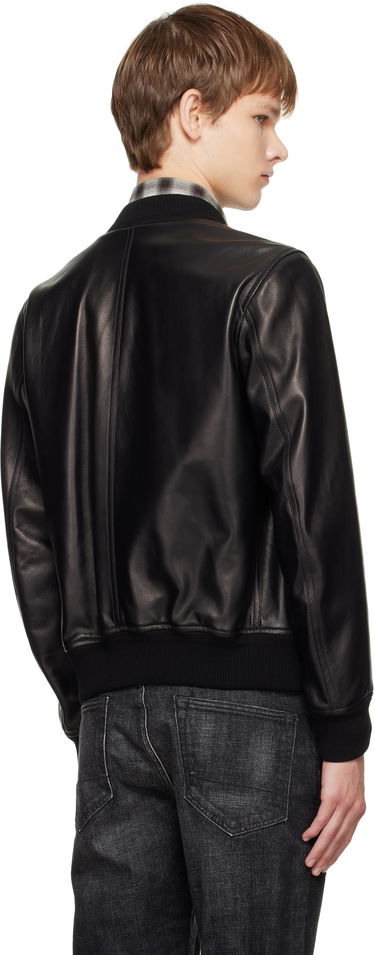 Bomber bunda Tom Ford TOM FORD Shiny Nappa Plonge Leather Bomber Jacket Čierna | LBS029-LMN029, 2