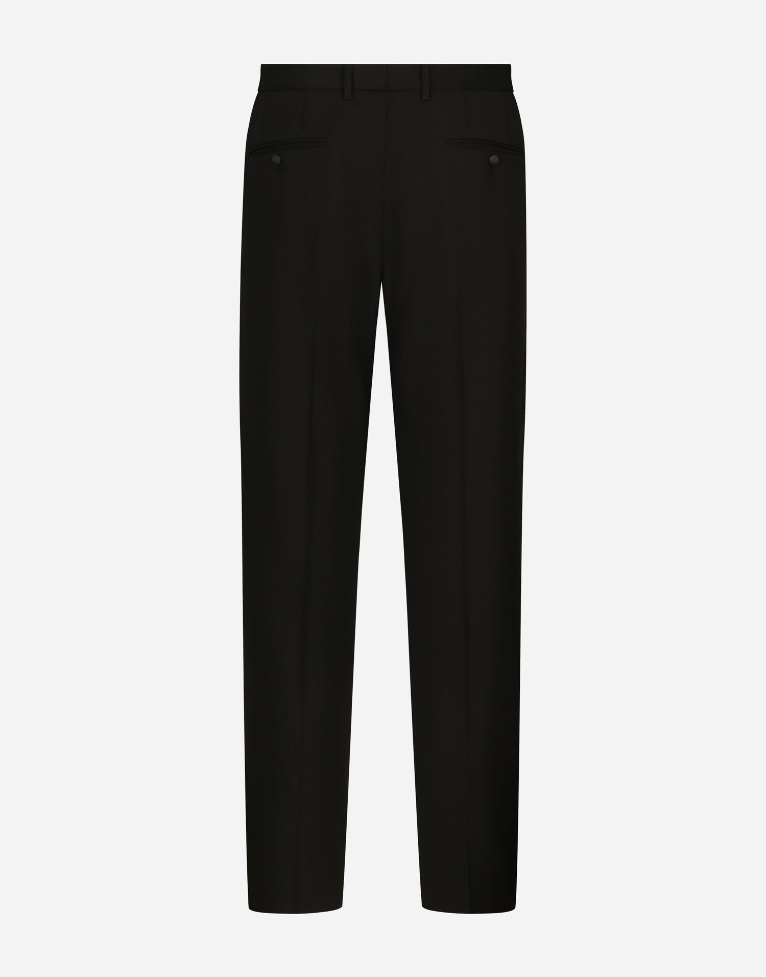 Nohavice Dolce & Gabbana Classic Wool Pants Čierna | GY6UETFU27JN0000, 1