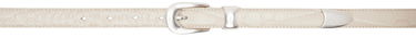 Opasok OUR LEGACY Croc Embossed Leather Belt Biela | A42482V, 0
