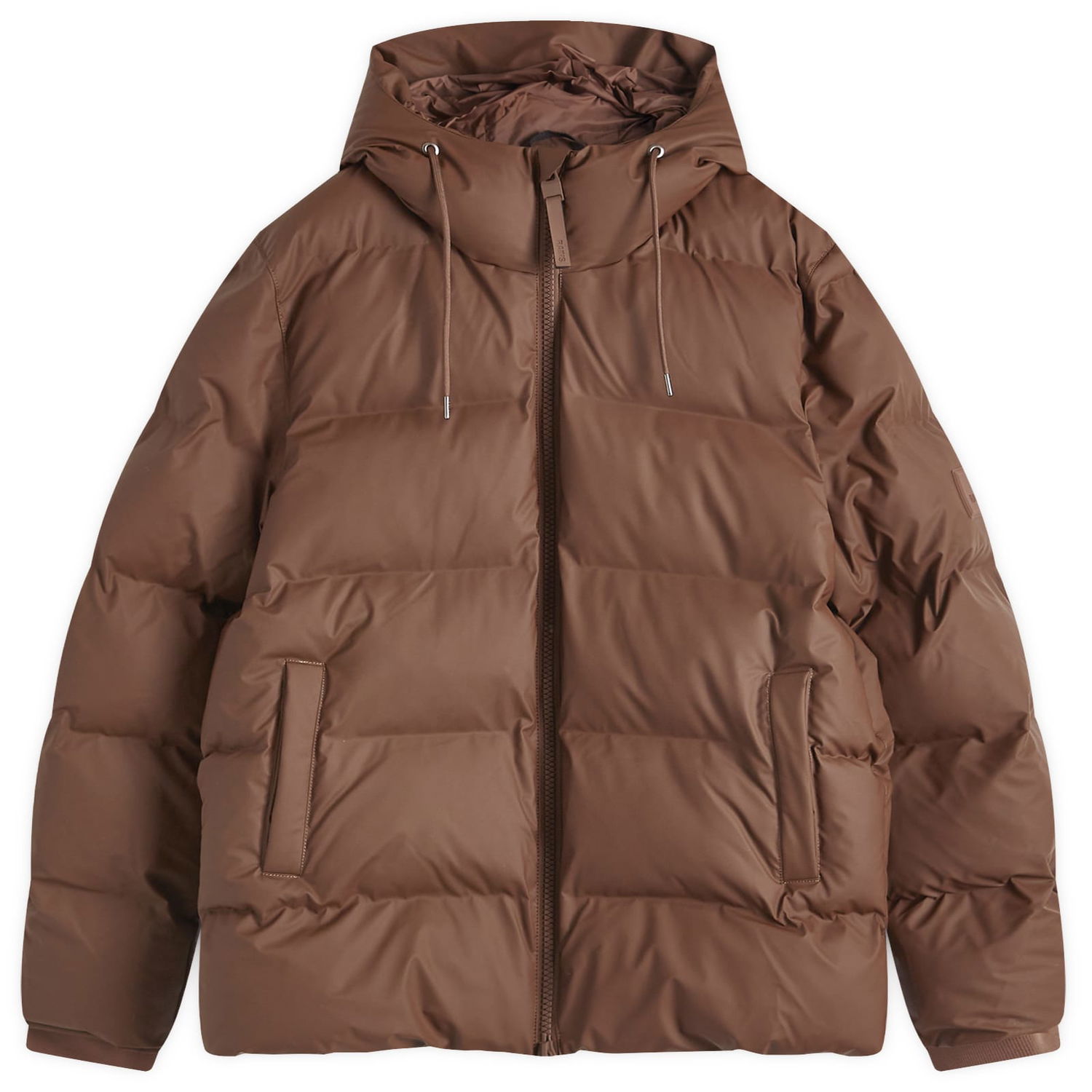 Prešívaná bunda Rains Alta Puffer Jacket Hnedá | 15120-23, 0