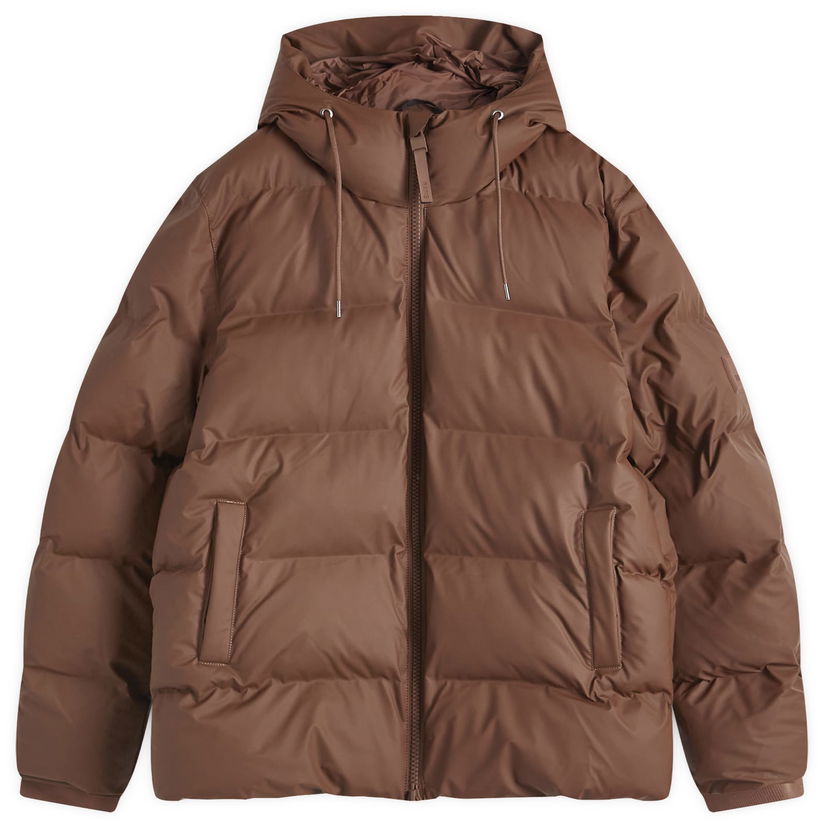 Prešívaná bunda Rains Alta Puffer Jacket Hnedá | 15120-23