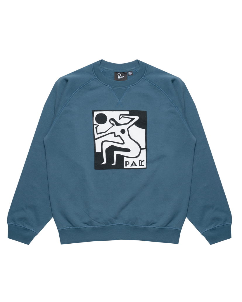 Sveter By Parra Parra Ball Sports Crew Neck Sweatshirt Modrá | 53235