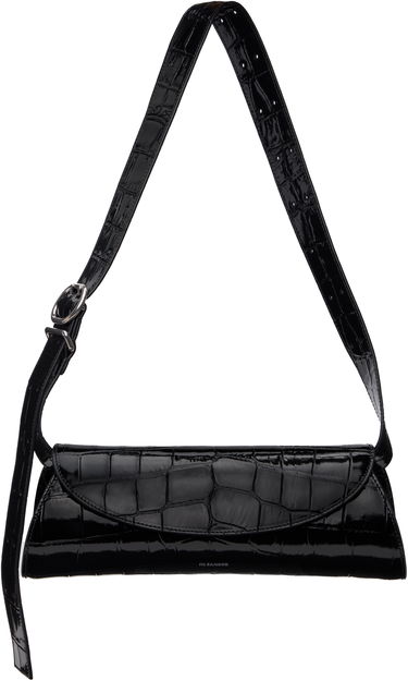 Taška cez rameno Jil Sander Jil Sander Cannolo Small Shoulder Bag Čierna | J07WD0023_P8349, 0