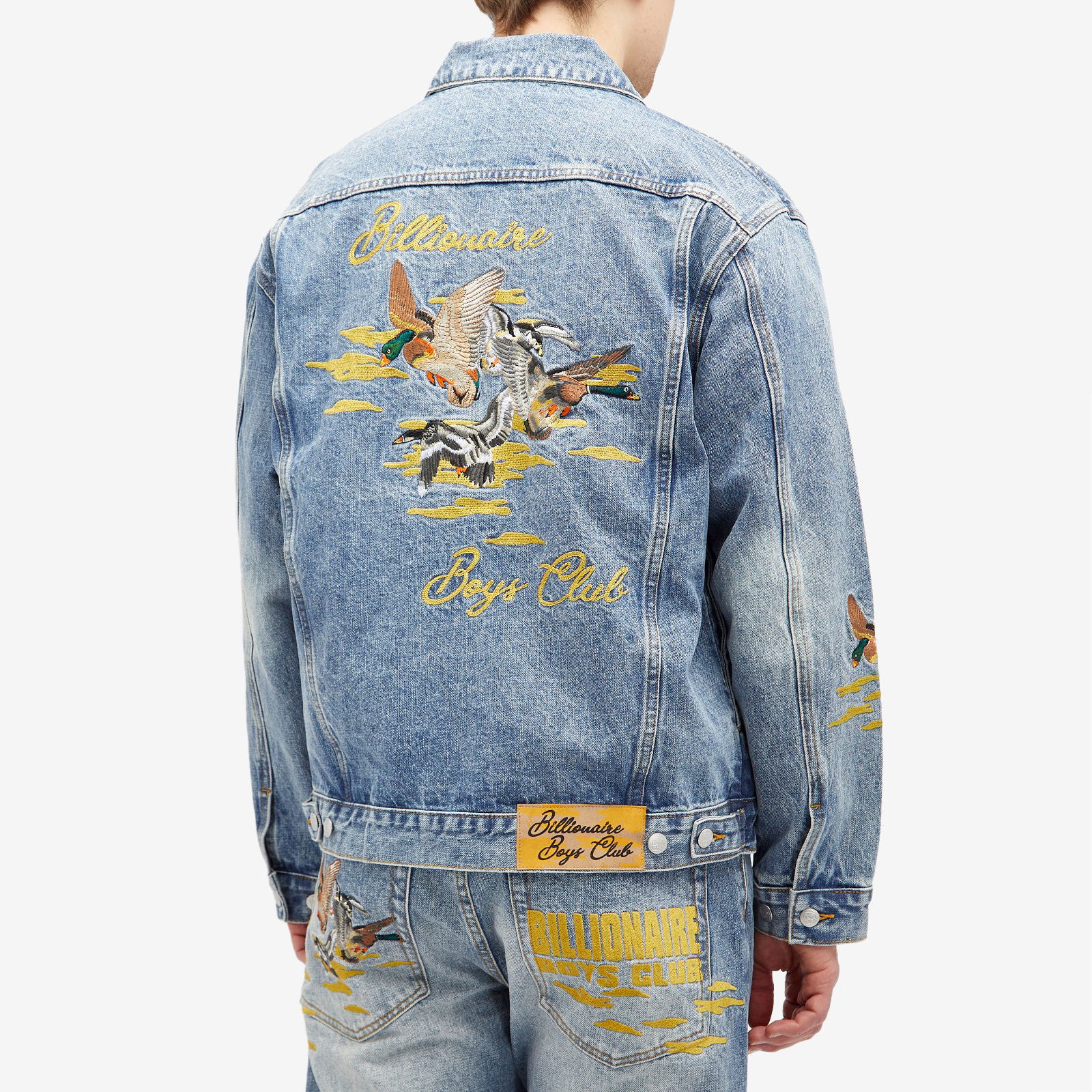Duck Embroidered Denim Jacket