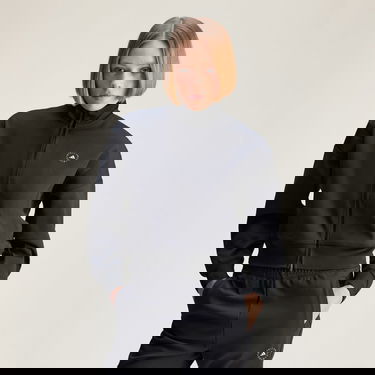 Mikina adidas Performance adidas by Stella McCartney Knitted Track Jacket Čierna | JJ0084, 0