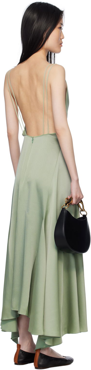 Šaty LANVIN Lanvin Silk Bowling Midi Dress Zelené | RW-DR0082-3421-P25, 2