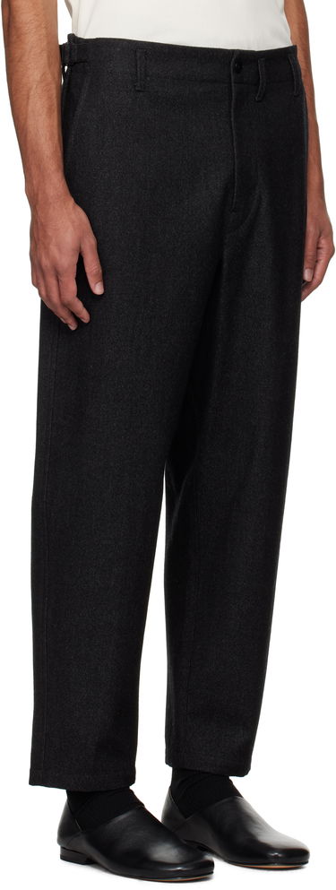 Nohavice LEMAIRE Carrot Fit Wool Trousers Čierna | PA1129 LF1319, 1