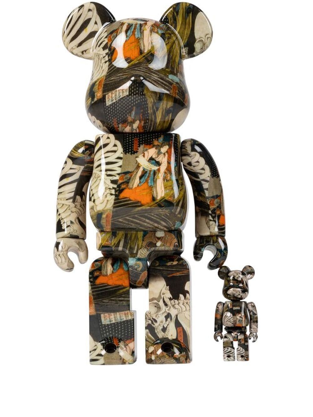 Zberateľské Medicom Toy BE@RBRICK Utagawa Kuniyoshi The Haunted Old Palace 400% and 100% figure set - Multicolour Šedá | MEDI007319104378, 0