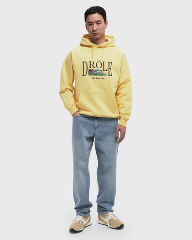 Mikina Drôle de Monsieur Drôle de Monsieur Le Tennis Court Hoodie XXL Žltá | G-HO176-CO127-LYL, 1