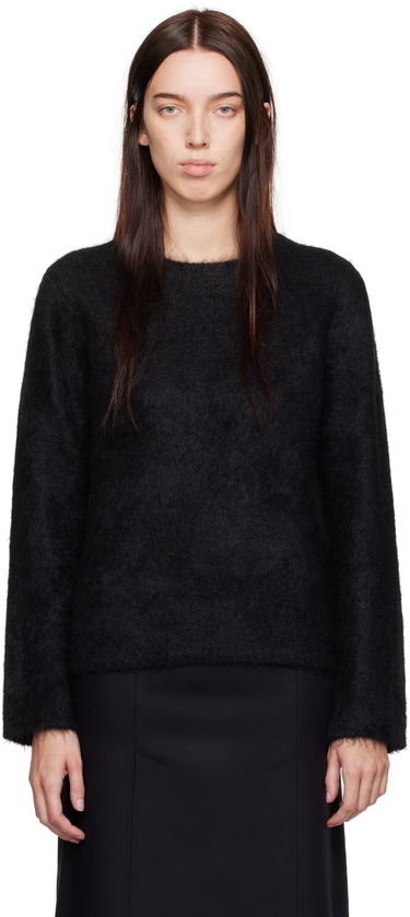 Sveter Loulou de Saison Loulou de Saison Freya Fuzzy Knit Sweater Čierna | FREYA, 0