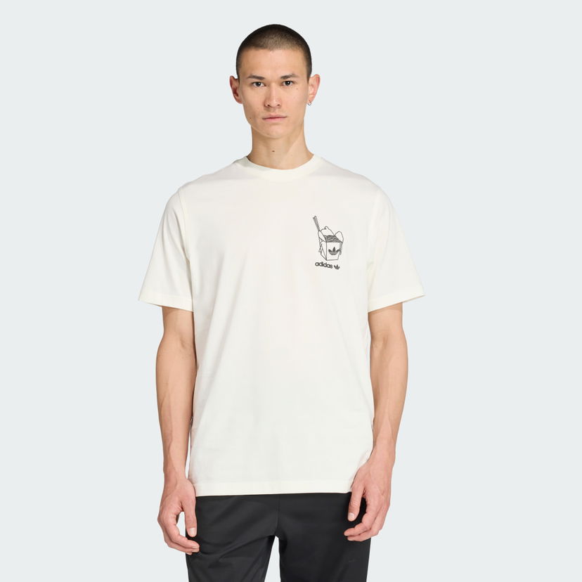 Tričko adidas Performance Loose Fit Graphic T-Shirt Biela | KF2586
