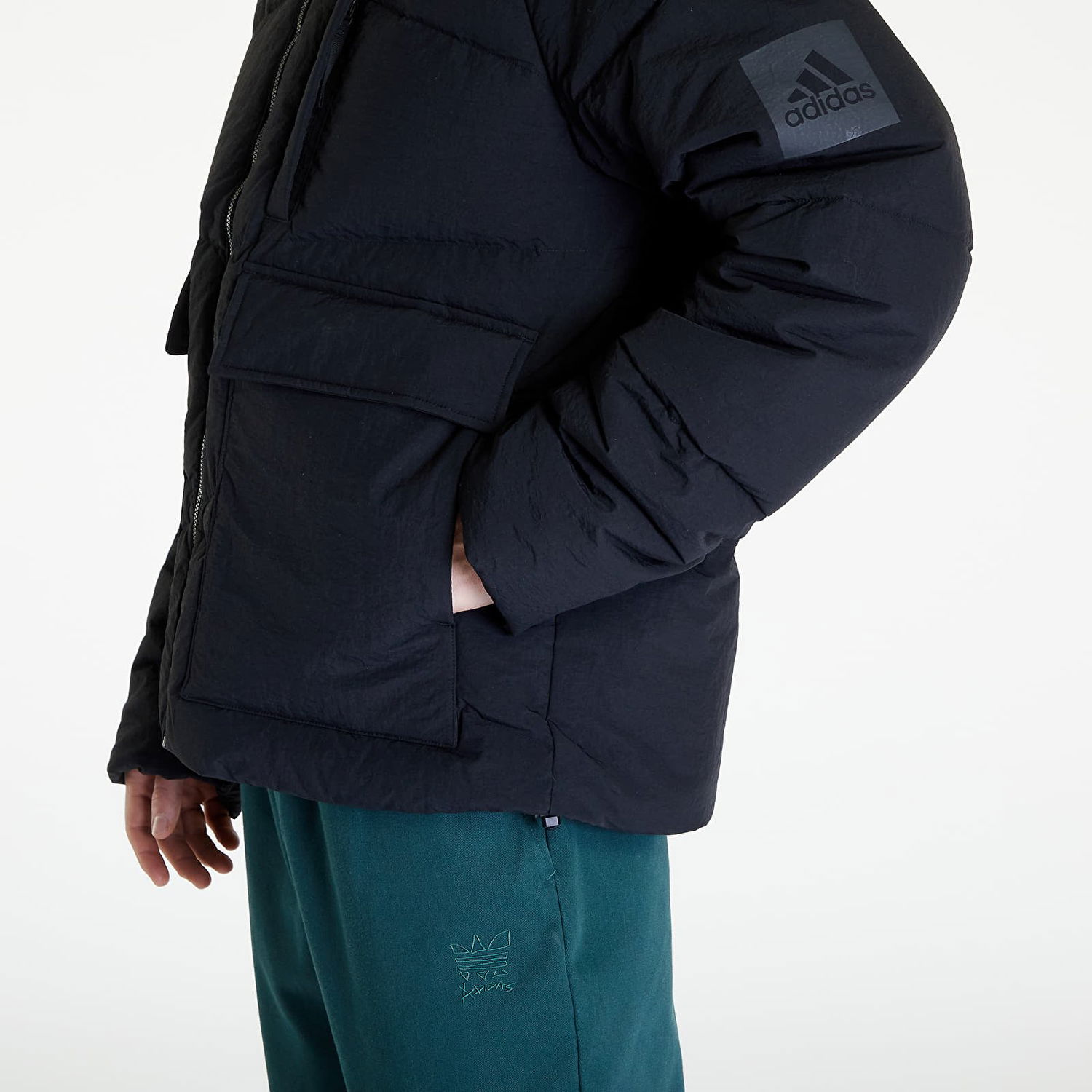 Bunda adidas Performance Big Baffle Jacket Navy | HN9930, 1
