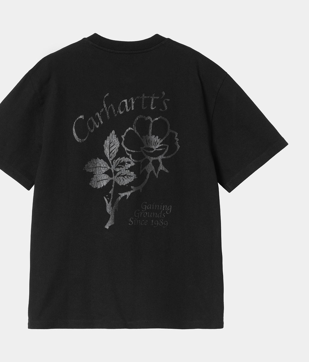 Tričko Carhartt WIP Women's Short Sleeve Flourish T-Shirt Čierna | I035542_8, 1