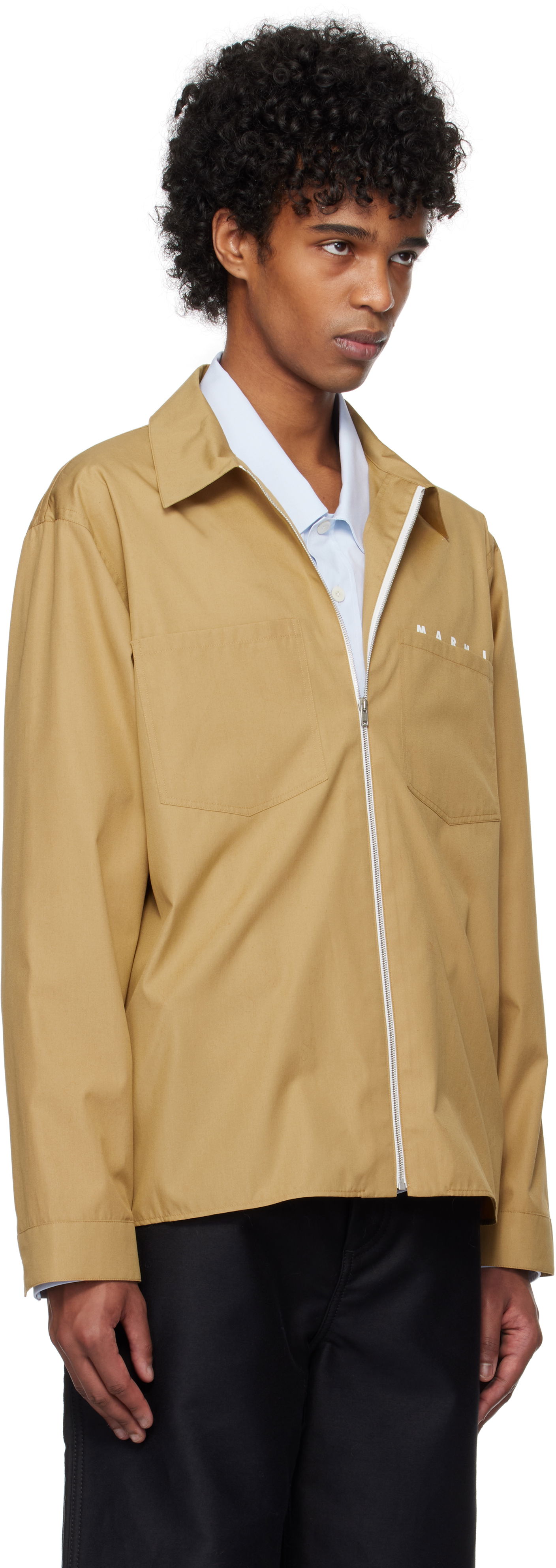 Košeľa Marni Zip Shirt Biela | CUMU0297P0 USCT88, 1
