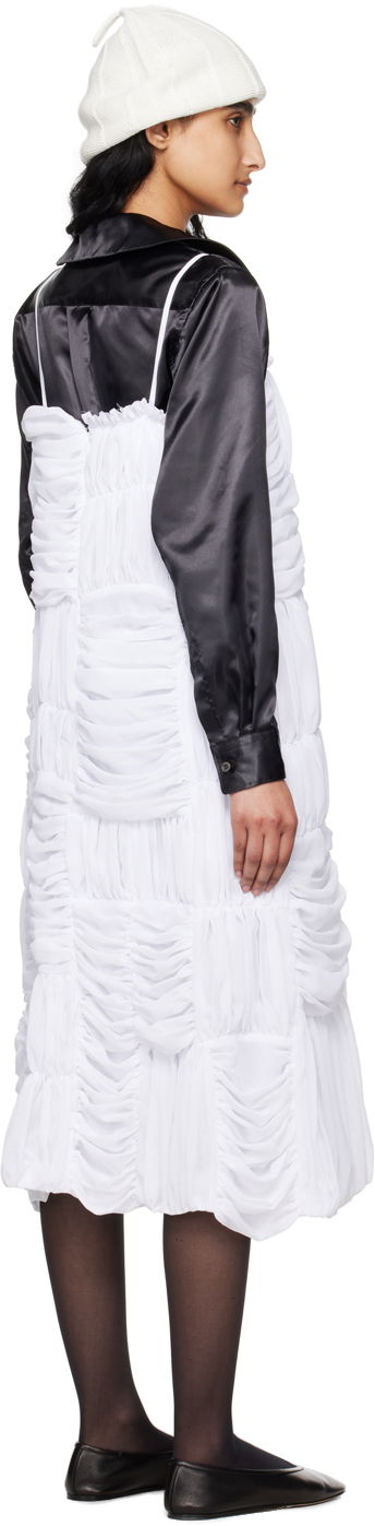 Šaty Comme des Garçons Comme des Garçons Gathered Midi Dress Biela | RM-A007-051, 2
