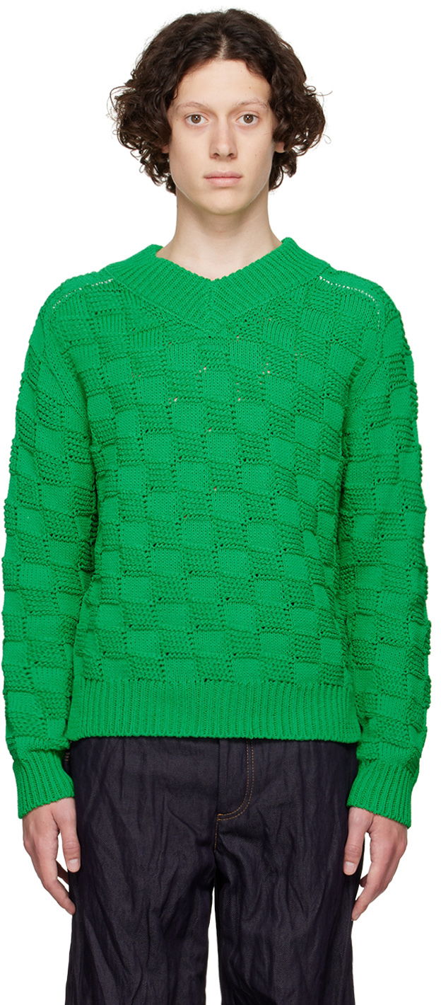 Sveter Bottega Veneta Nylon Sweater Zelené | 698316 V1WX0, 0