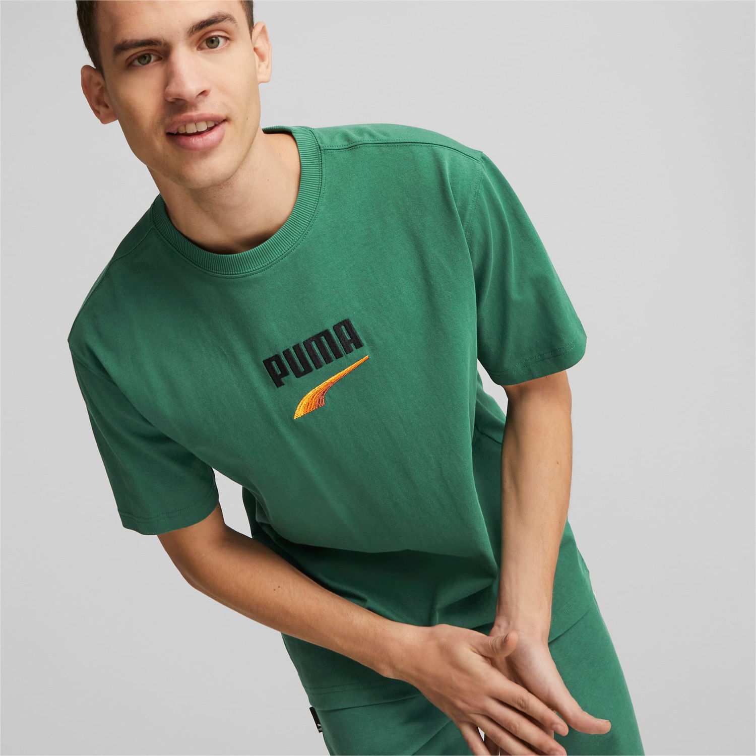 Tričko Puma DOWNTOWN Zelené | 538248_37, 0