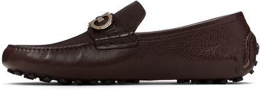 Tenisky a topánky FERRAGAMO Leather Driver Loafers Hnedá | 758350 20983007, 2