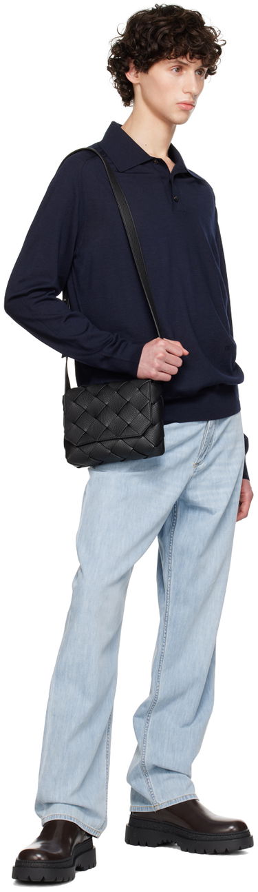 Taška cez rameno Bottega Veneta Bottega Veneta Diago Woven Crossbody Bag Čierna | 795637-V4FV1-8803, 3