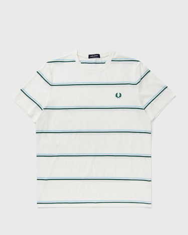 Tričko Fred Perry Fred Perry Fine Stripe T-Shirt Biela | M1734-129, 2