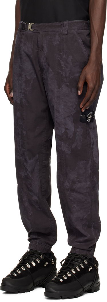 Cargo nohavice Stone Island Stone Island Broken Twill 'OLD' Effect Cargo Pants Čierna | K1S15 3100007 S0B78, 3