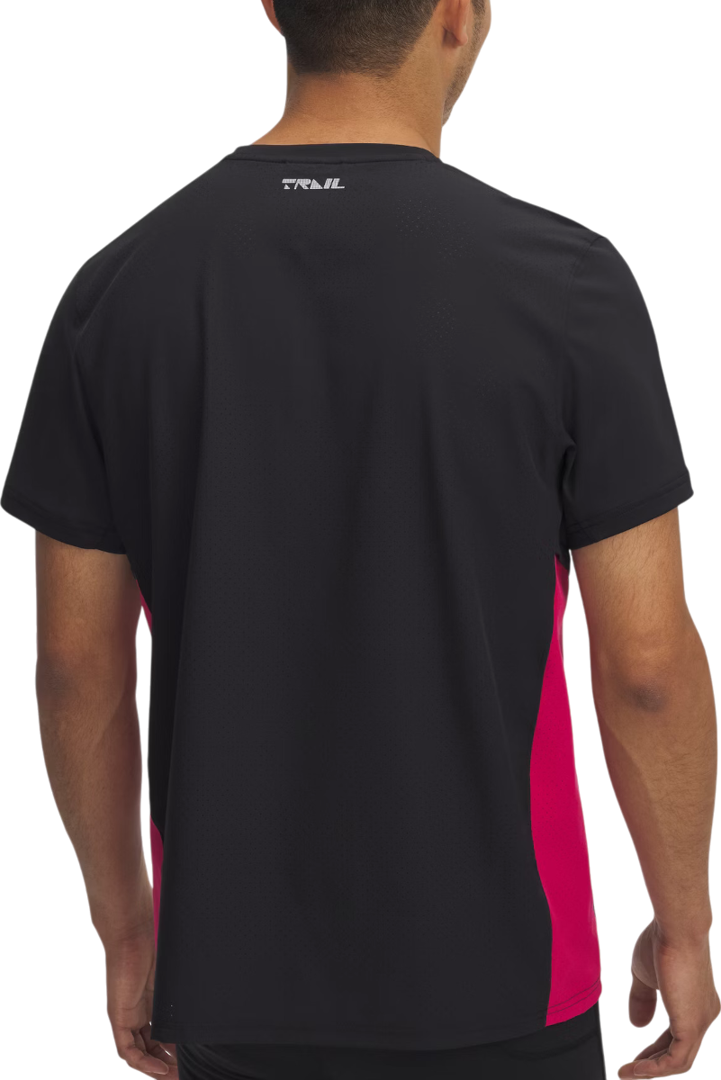 Tričko Under Armour Trail Run Zip Short Sleeve T-Shirt Čierna | 1389808-001, 1