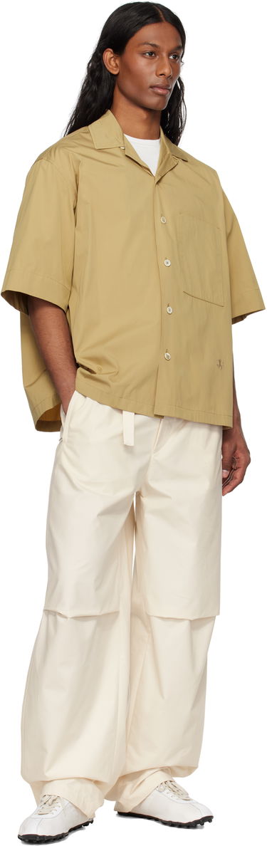 Košeľa Jil Sander Jil Sander Cotton Poplin Shirt Béžová | J47DL0166_J45292, 3