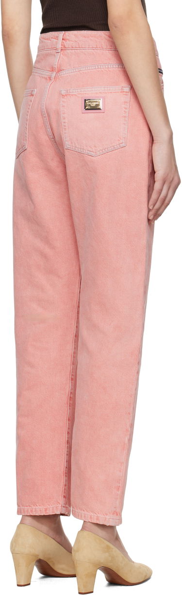 Džínsy Dolce & Gabbana Dolce&Gabbana Five-Pocket Regular Waist Jeans Ružová | FTC7CD G8MT5, 2