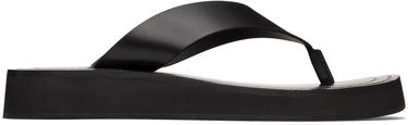 Oblečenie The Row The Row Ginza Platform Flip-Flop Sandals Čierna | F1159-L52, 0
