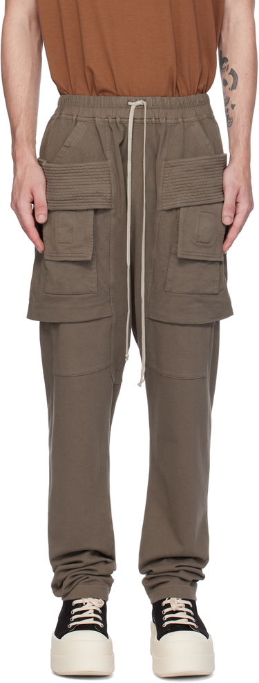 Cargo nohavice Rick Owens Rick Owens DRKSHDW Porterville Creatch Drawstring Cargo Pants Zelené | DU02D2376 RIG, 0
