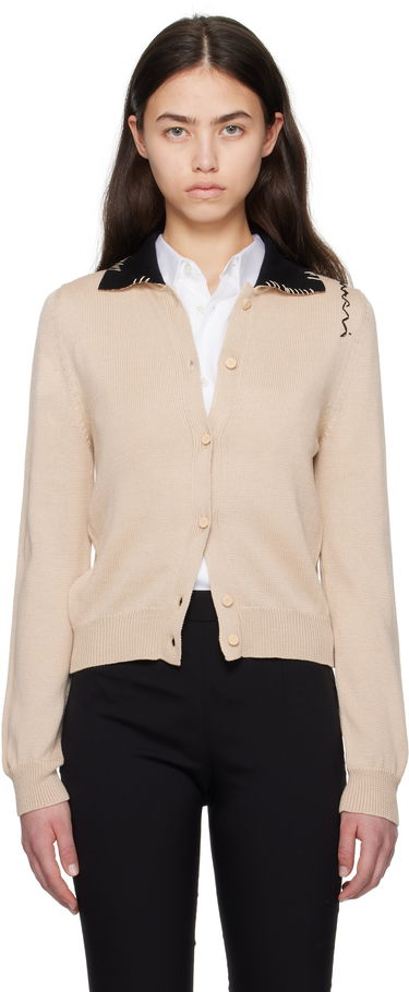 Sveter Marni Marni Mending Knit Cardigan Béžová | CDMD0404Q0 UFCN54, 0