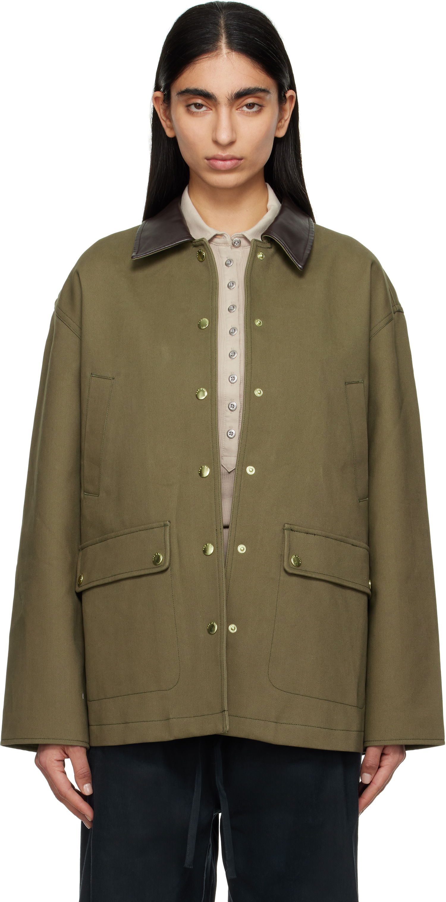 Bunda rag & bone Rag & Bone Cassidy Cotton Jacket Zelené | WAW24F20167516, 0