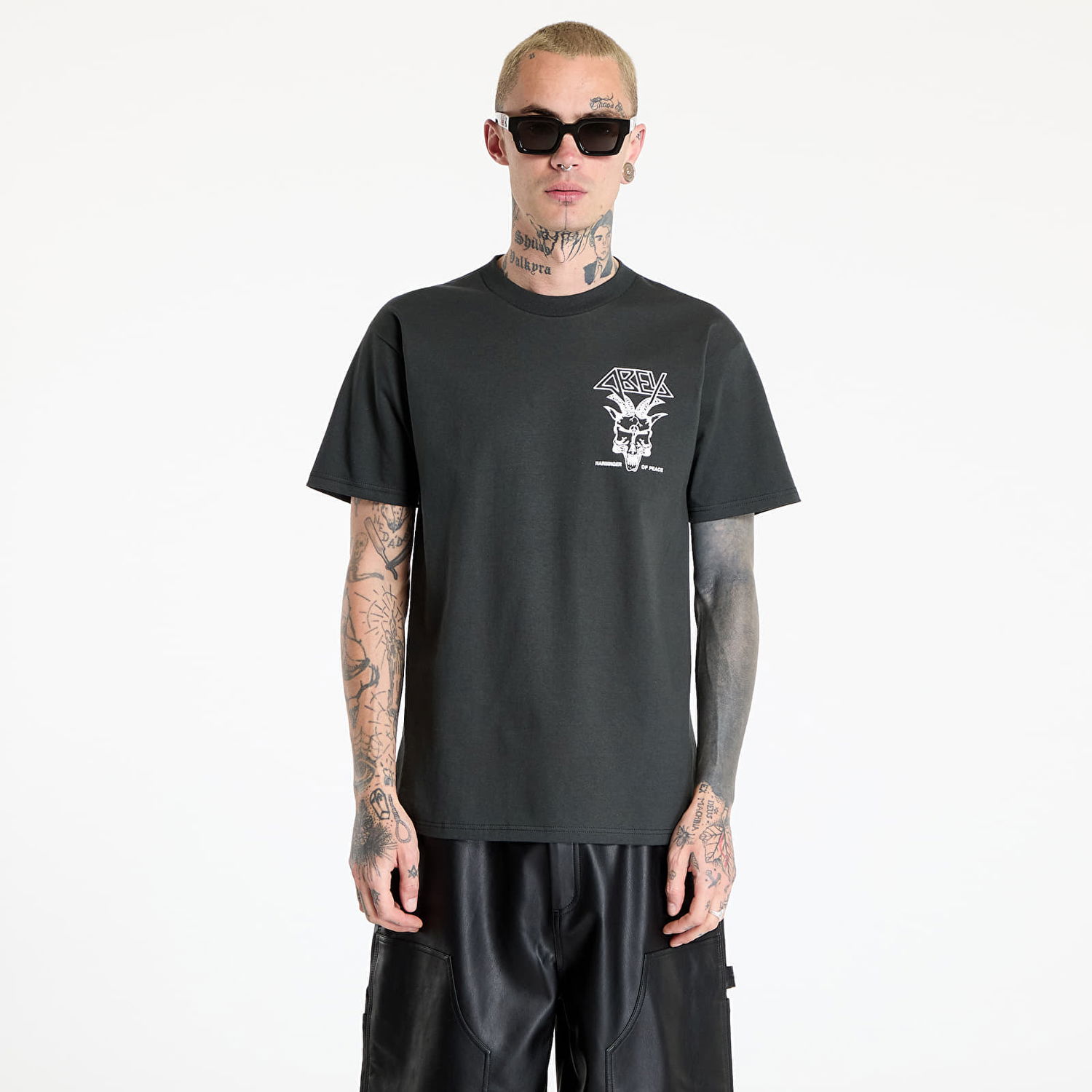 Tričko OBEY OBEY Harbinger Of Peace Graphic Tee Čierna | 165264144, 0