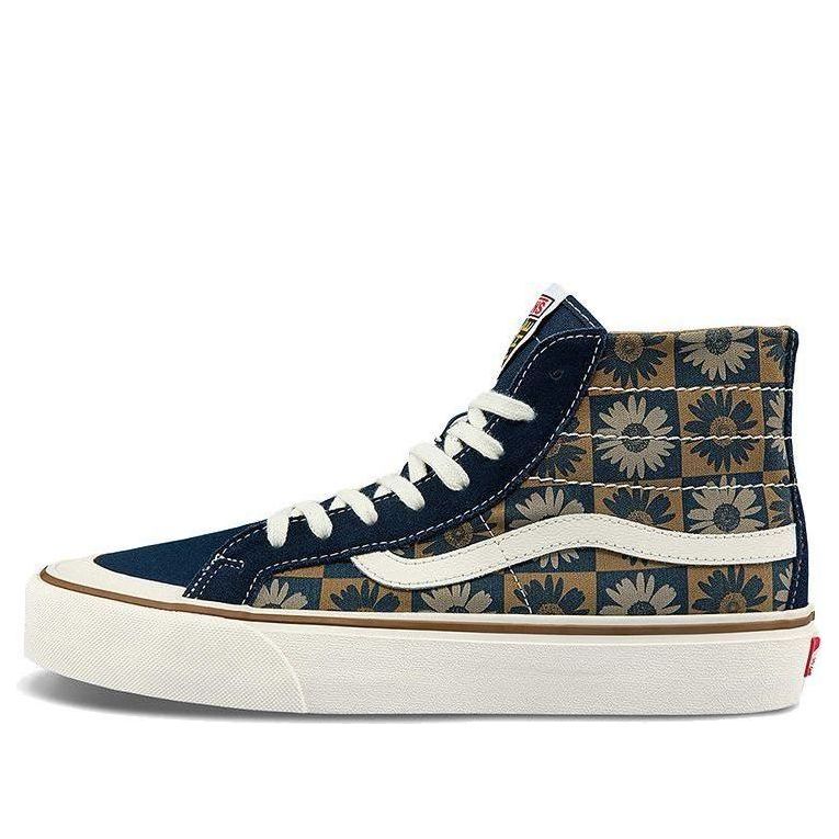 Tenisky a topánky Vans SK8-Hi Checkerboard Floral Modrá | VN0A3MV1A5A, 0