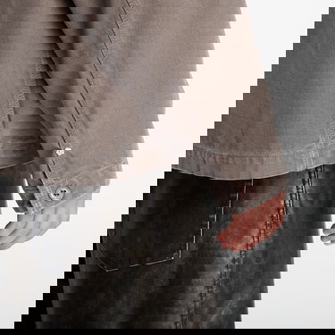 Bunda KENZO Workwear Jacket with Embroidered Logo and Contrast Collar Hnedá | FF65VE2349GU.92, 3